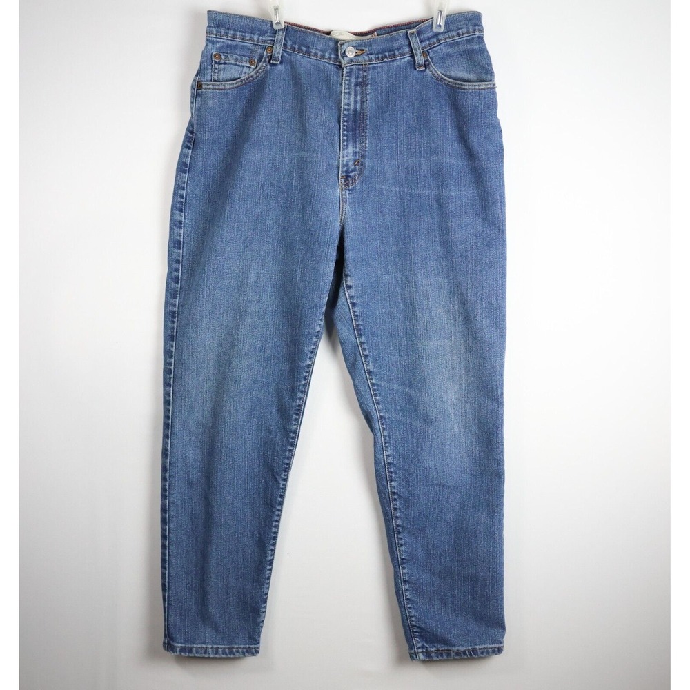 Vintage Levi's 512 Classic Slim Tapered Women's Blue Jeans size 16S (34x27.5)